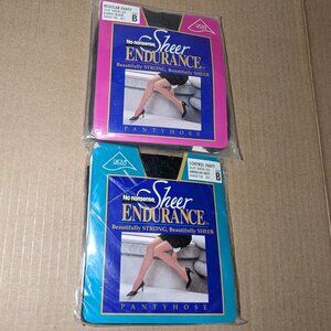 No Nonsense Sheer Endurance Size B Pantyhose Lot